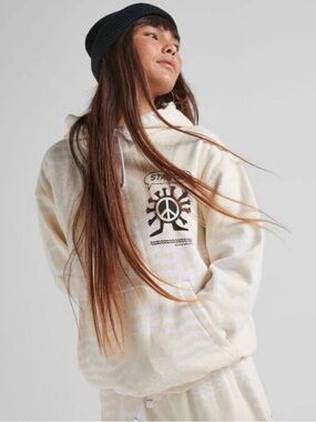 ☮️ Stance Mercury oversized peace hoodie